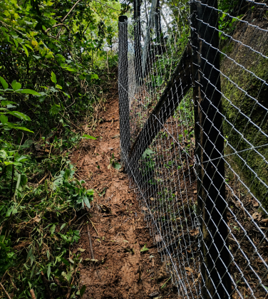 instalação de alambrado em terreno com desnível Florianópolis SC